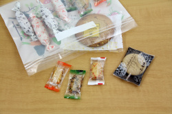 B5ジッパーバック お菓子画像