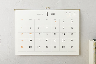 2026年版 来年も使えるリフィル交換できるカレンダー