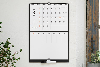 2026年版 ホワイトボード付きカレンダー