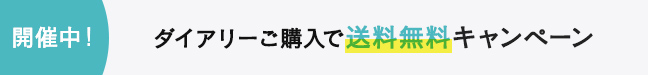 ダイアリー1点で送料無料開催中