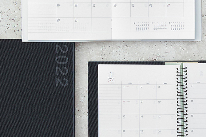 デスクトップサイズ 22年版 手帳 ダイアリー スケジュール帳 ミドリ オンラインストア