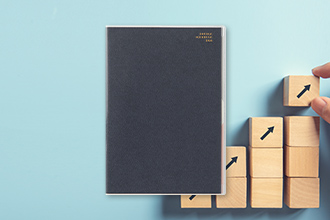 【ダブルスケジュール】 B6 マンスリーブロック＆マンスリーガントチャート 進行 手帳 2026年版