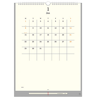 ミドリのカレンダー 2024年版 MDカレンダー 壁掛