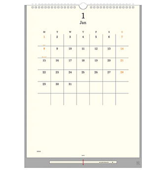 ミドリのカレンダー 2024年版 MDカレンダー 壁掛