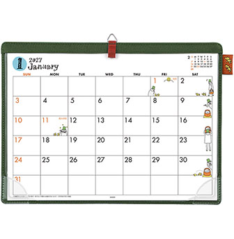  デスクカレンダー＜A4＞ オジサン柄