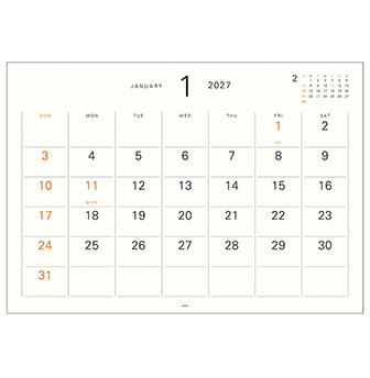  ハンガーカレンダー リフィル