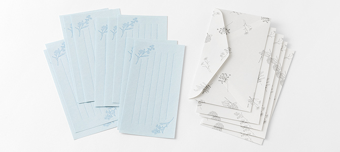 「花色和紙」一筆箋（封筒付）