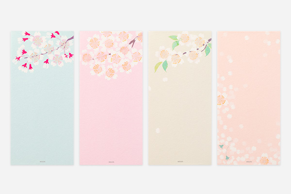 商品紹介「紙シリーズ」桜レター｜ミドリオンラインストア