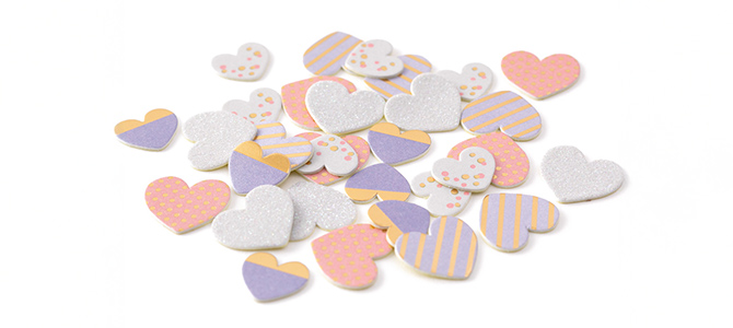 ハートのシール