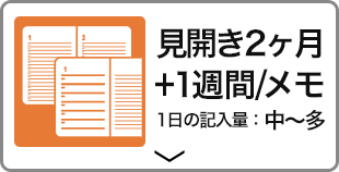 見開き2ヶ月＋1週間/メモ