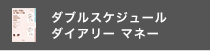 DOUBLE SCHEDULE DIARY MONEY ダブルスケジュールダイアリー マネー