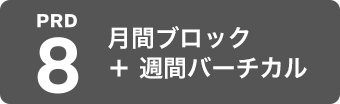 月間ブロック＋週間バーチカル