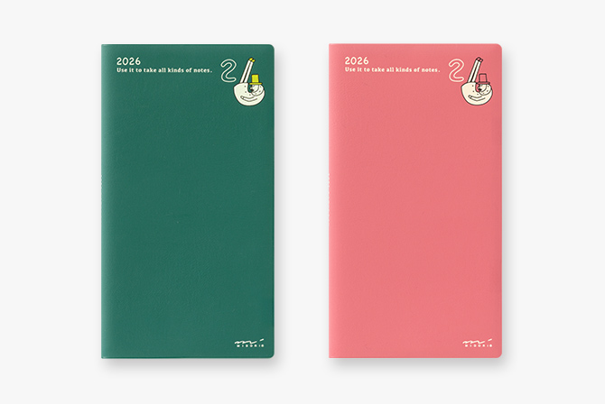 【ストア限定】2026年版 ポケットダイアリー オジサン柄 限定カラー