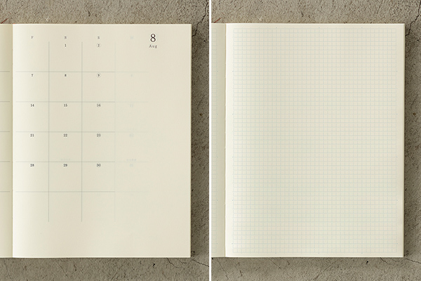 2026年版手帳｜【MDノートダイアリー】 A4変形判 マンスリー