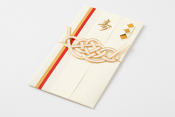 祝儀袋｜金封 結婚祝 染め紙 白練(25602006)｜ミドリオンライン