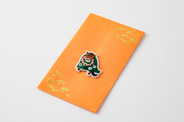 ぽち袋 おとし玉｜刺繍 おとし玉 ぽち袋 馬獅子舞柄(25699006)｜ミドリ