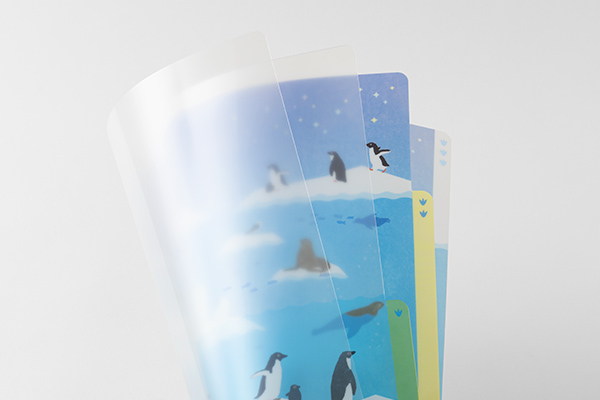 クリアファイル｜3ポケットクリアホルダー＜A4＞ 海のいきもの柄