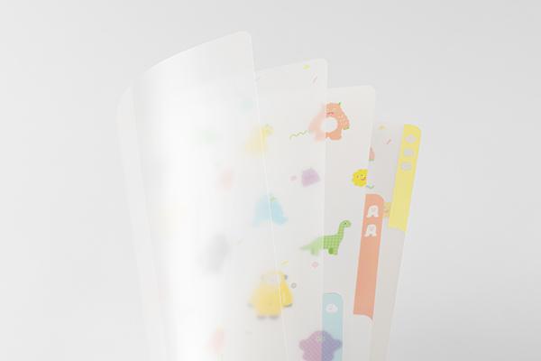 クリアファイル｜3ポケットクリアホルダー＜A4＞ モンスター柄