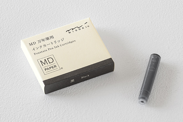 MD万年筆用 カートリッジ 黒(38080006)｜ミドリオンラインストア