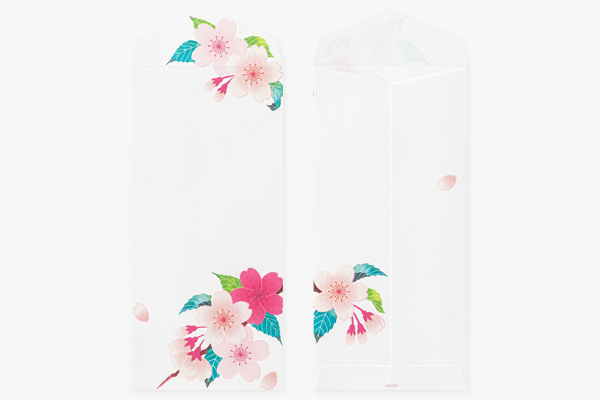 封筒｜紙シリーズ｜封筒 シルク 桜柄(81022006)｜ミドリオンラインストア