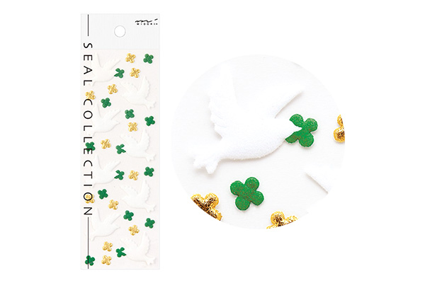 多目的シール シール ふわふわとり柄