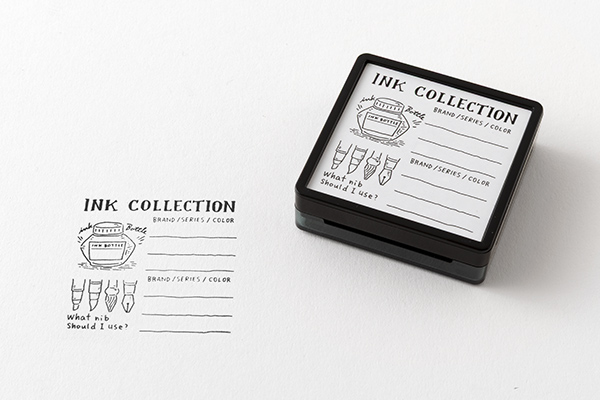 スタンプ 浸透印 インクコレクション柄 A(91804279)｜ミドリオンライン