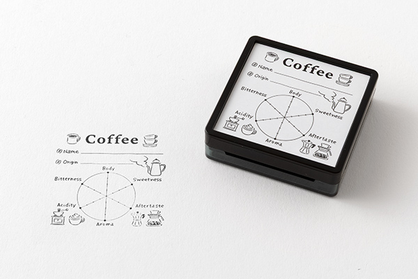 スタンプ 浸透印 コーヒー柄(91804280)｜ミドリオンラインストア