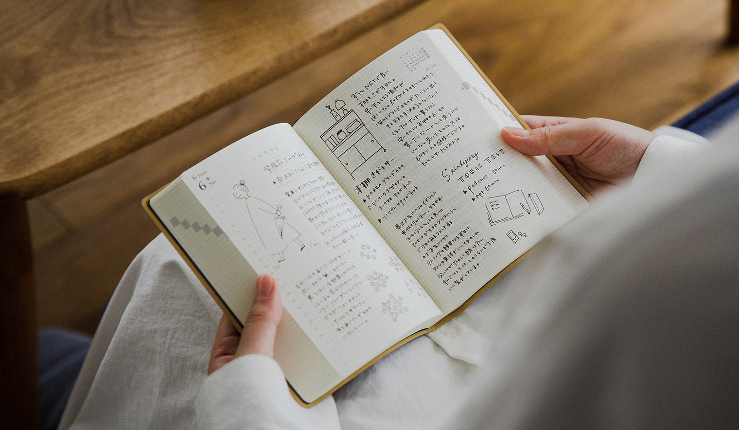 「ミドリ」の手帳・ダイアリー『hibino』