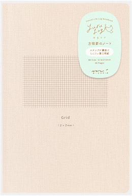 ノート＜B6＞ ゆるログ 方眼罫 2mm｜MIDORI